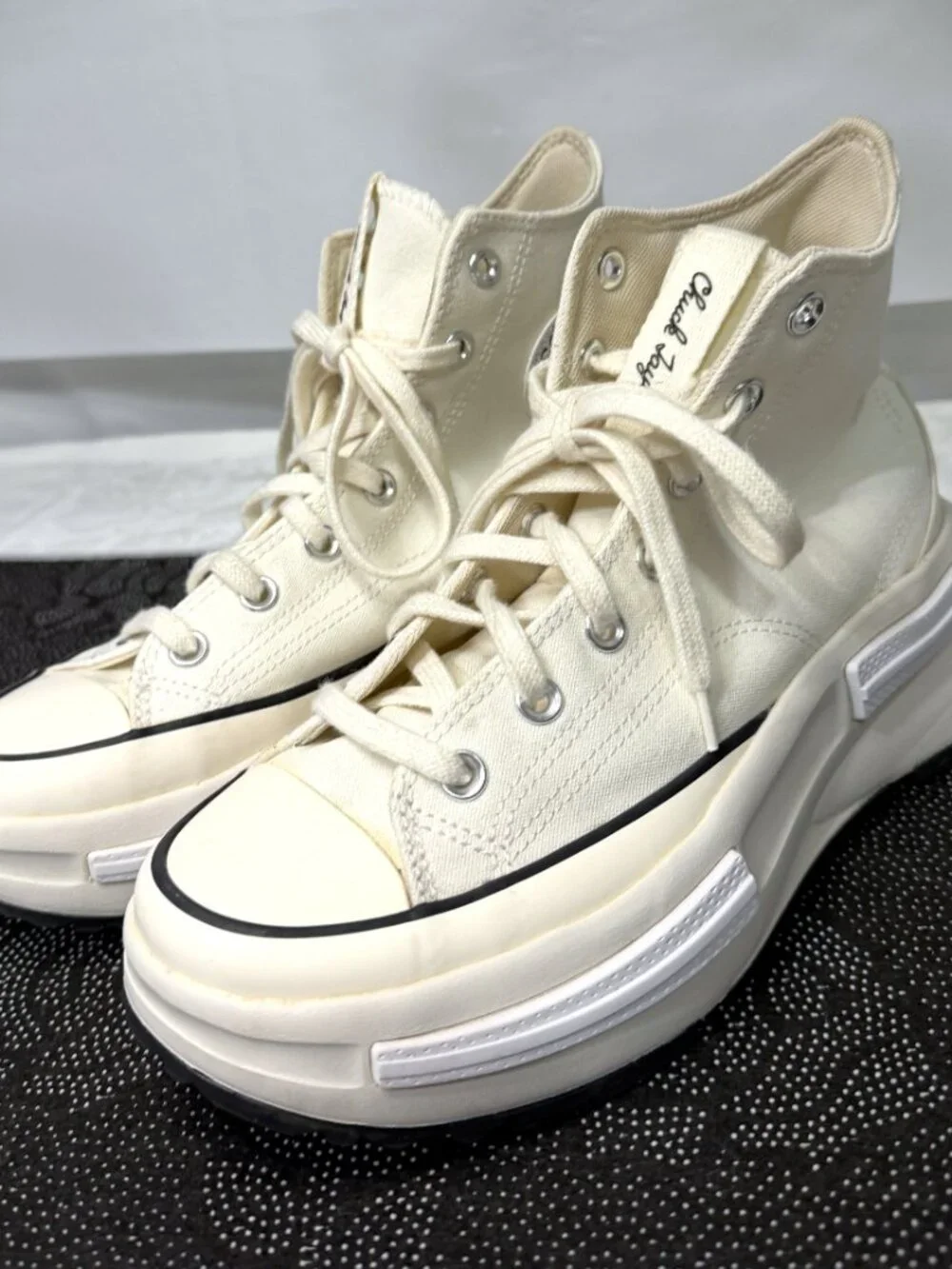 Converse Chuck Taylor Run Star Legacy CX Egret/White Size Men's 7/Women's 8.5